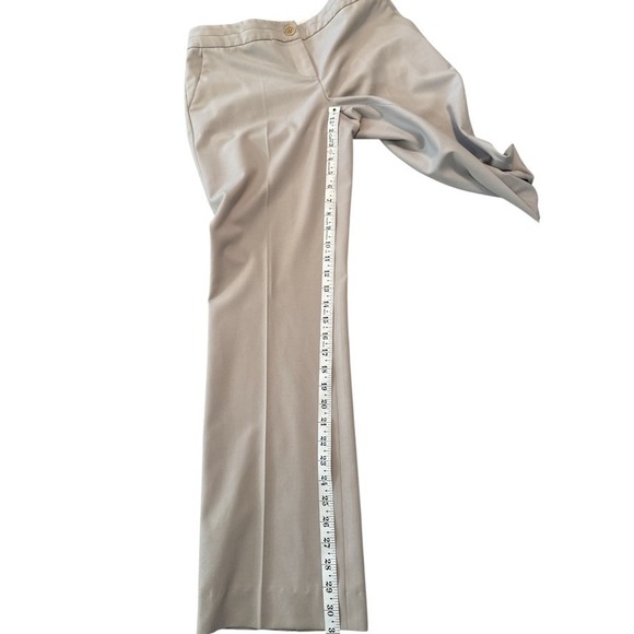 Talbots Signature Bootcut Beige Khaki Women's Size 4 Career (See Picture of Hem) - Picture 7 of 8